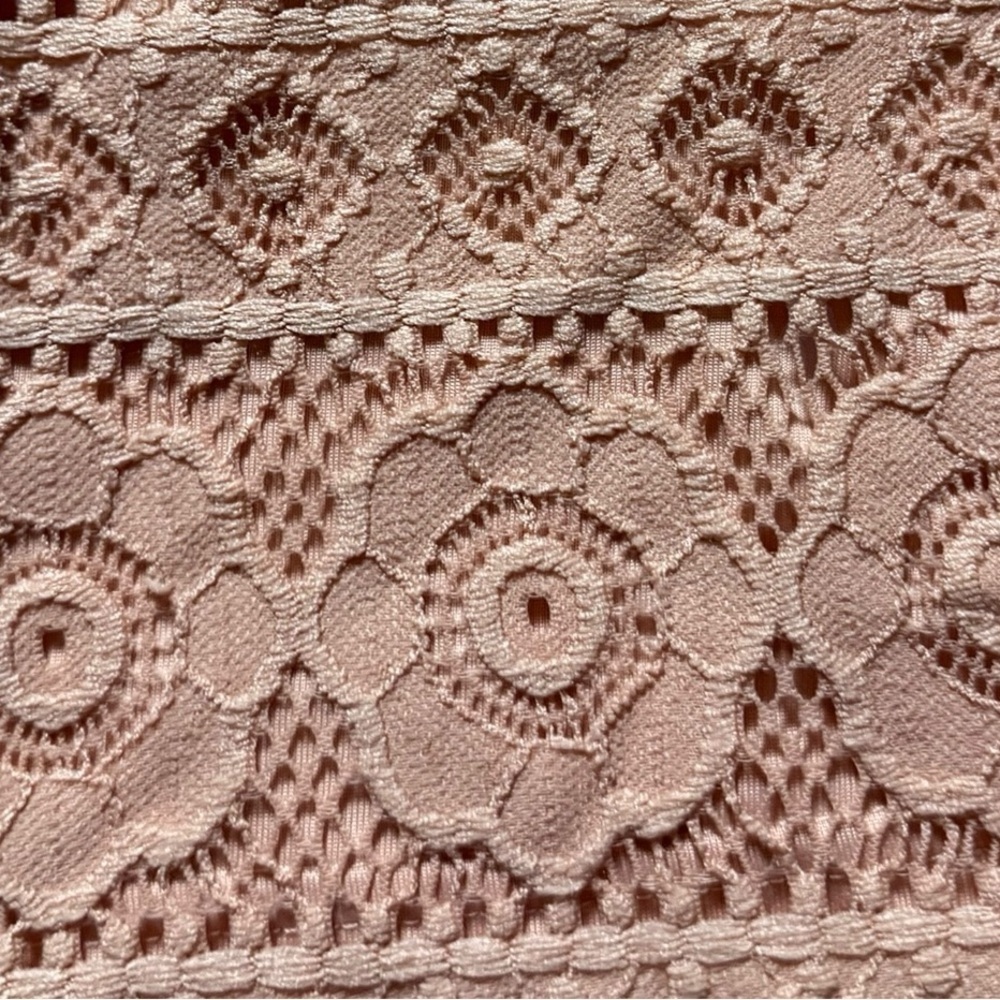 Salmon Y2K Suzy Sheer Top, medium - Picture 3 of 5